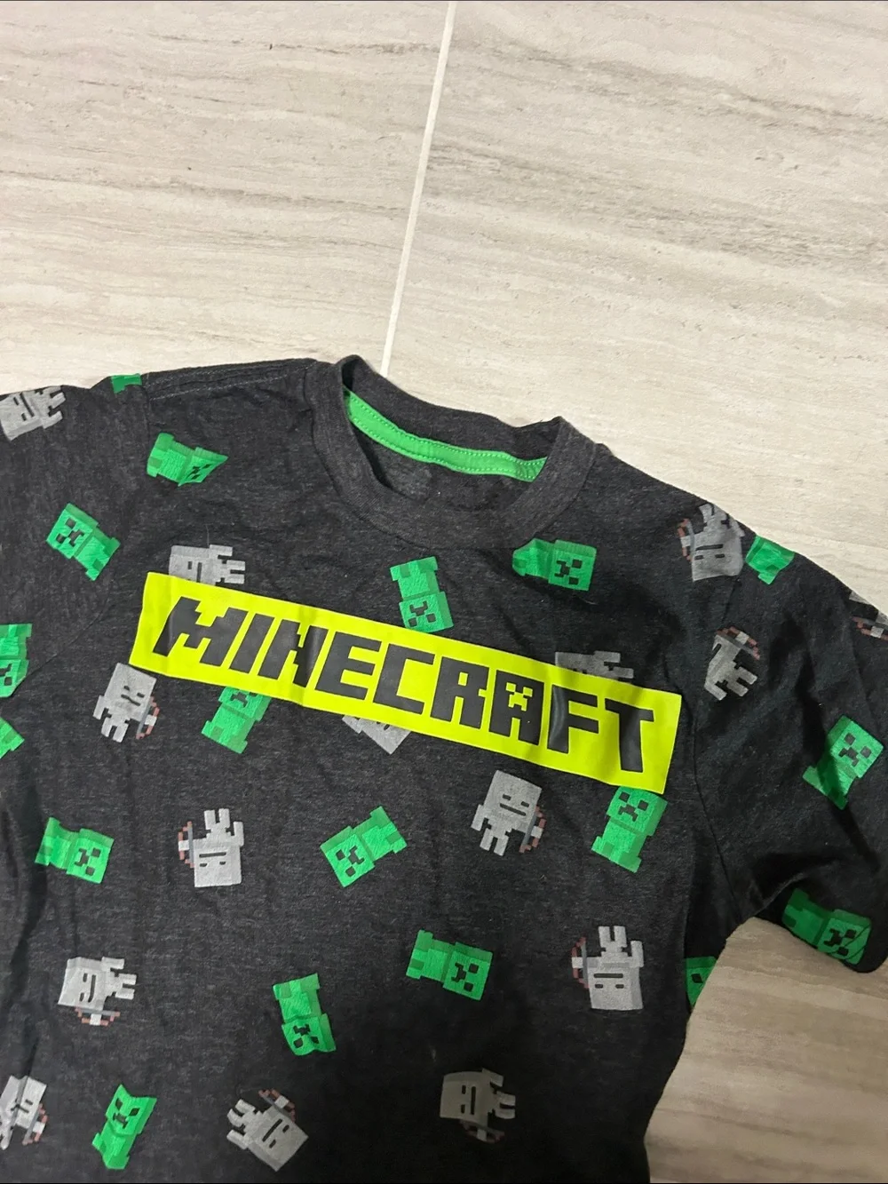 Sonoma Black Hoodie & Gray Shorts Set with Ceeeper Minecraft Tee